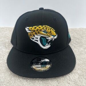 Jacksonville Jaguars 9FIFTY Snap back Hat Cap Black New Era NFL Football Duval